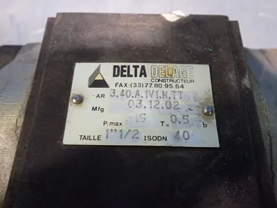 USED DELTA DELAGE 3.40.A.1V1.N.TT