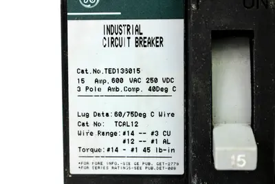 USED GENERAL ELECTRIC TED136015