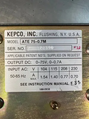 Used Kepco _UNKNOWN_ DC Power Supplies South Carolina US | Palmetto Automation #1484482