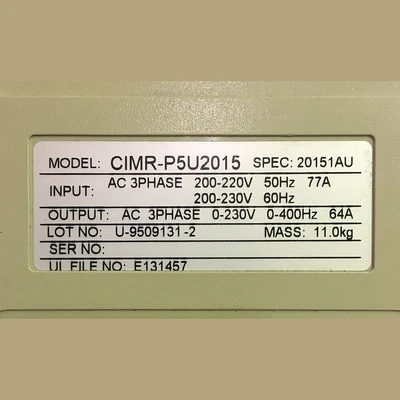 Saftronics 25 HP VFD