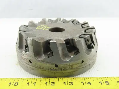 DiJet SMC-6012-10876 6" Indexable Face Mill Cutter 1-1/2" Arbor 12 Flute