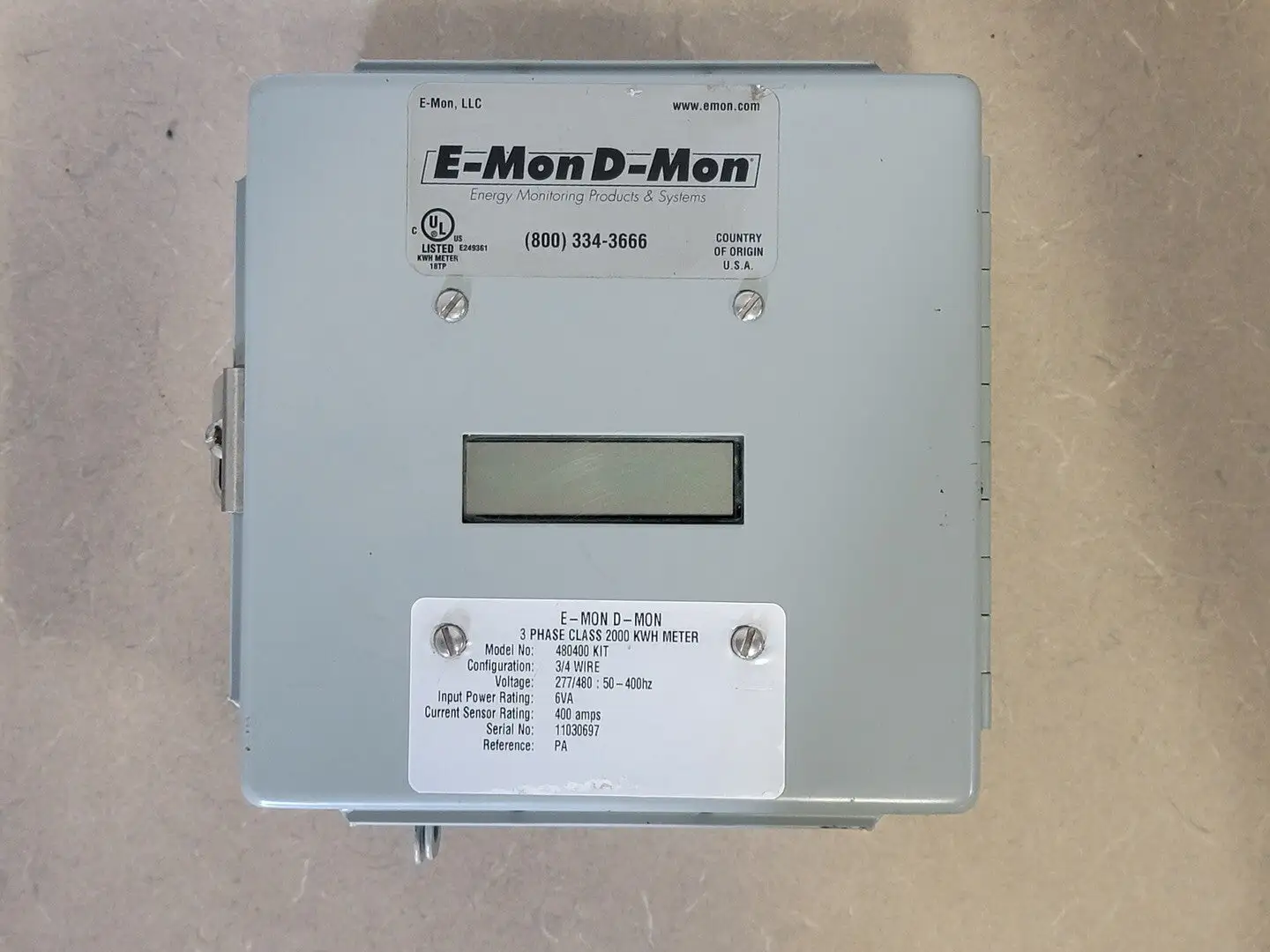 USED E-MON D-MON 480400 KIT