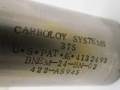 Carboloy BNEM-24-BN-02 422-A5945 1 1/2"Dia 2 Straight Flue Ball End Mill Carbide