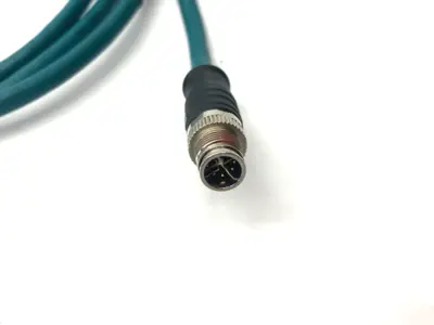 Used Cognex In-Sight Ethernet Cable RJ45 to M12 X-Coded, 185-1304R PLC Ethernet Equipment Michigan US | Maverick Industrial Sales #1397719
