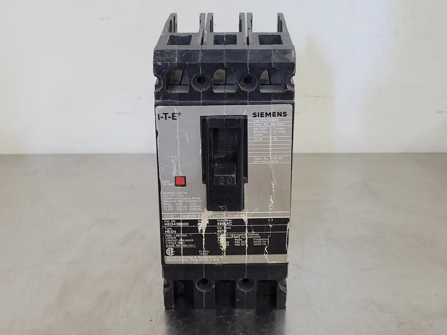 USED ITE HED43B020