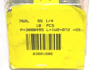 10 NEW HAM-LET 762L-SS-1/4 UNION TUBE 762LSS14