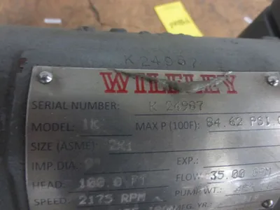USED Wilfley 1K