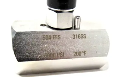 NEW NOSHOK 504-FFS NEEDLE VALVE 504FFS