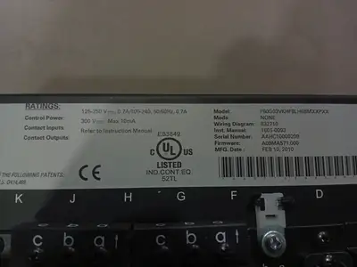 USED 2010 GE MULTILIN F60G03VKHF8LH6BMXXPXX