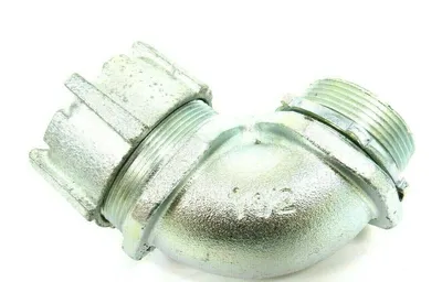 NEW BOX OF 2 THOMAS & BETTS 5256 CONDUIT CONNECTOR 1-1/2" 90 DEG