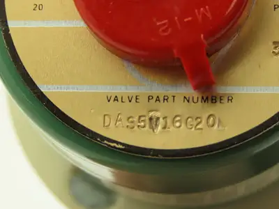 Plast-o-matic DAS5V16G20-PV Solenoid Valve 3/4" NPT Vented PVC Control Valve
