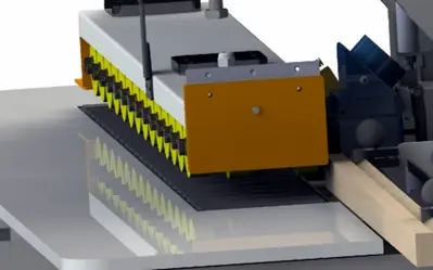 Pillar OTF: High-Speed On-The-Fly CNC Dowel Insertion Machine