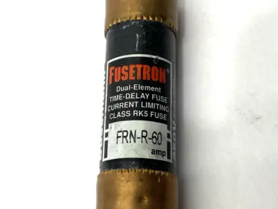 New | in-Stock COOPER DUAL-ELEMENT TIME DELAY FUSE 250V 60A LOT OF 2 Fuses Michigan US | Maverick Industrial Sales #1090172