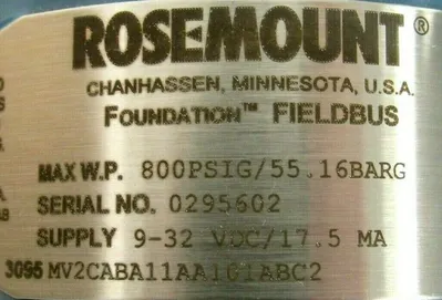 NEW ROSEMOUNT 3095MV2CABA11AA101ABC2 PRESSURE TRANSMITTER