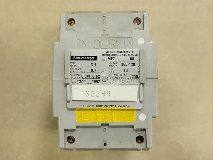 Used SCHLUMBERGER ME7 Transformers British Columbia CA | Lenmark #265123
