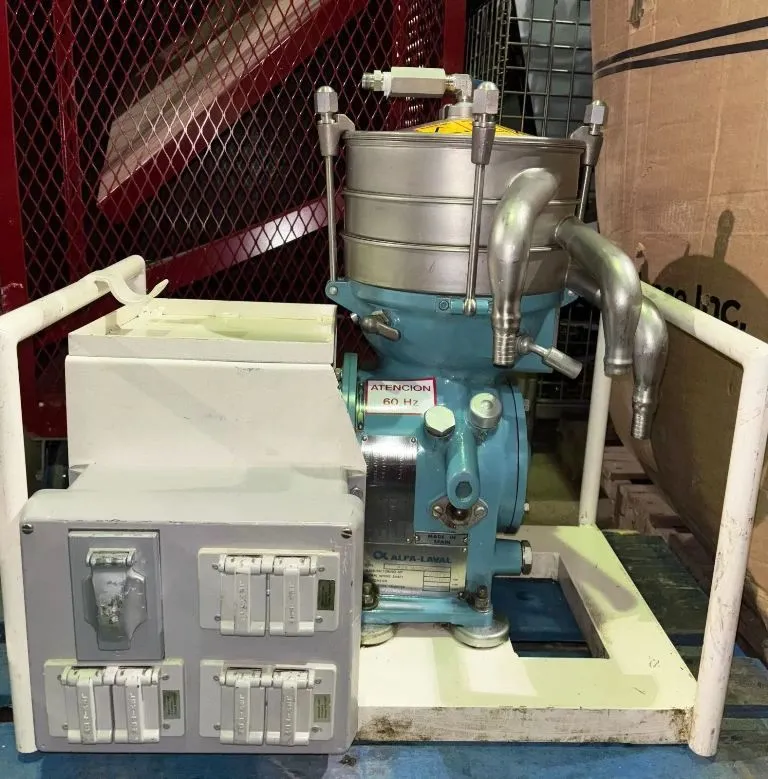 Alfa-Laval WSB 103B-34-60 clarifier centrifuge, 316SS.
