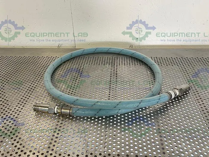 Used 74" FLEXIBLE HOSE W/ PARKER F9-502-8FP HYDRAULIC QUICK CONNECT HOSE COUPLING Hoses | Equipment Lab #486859