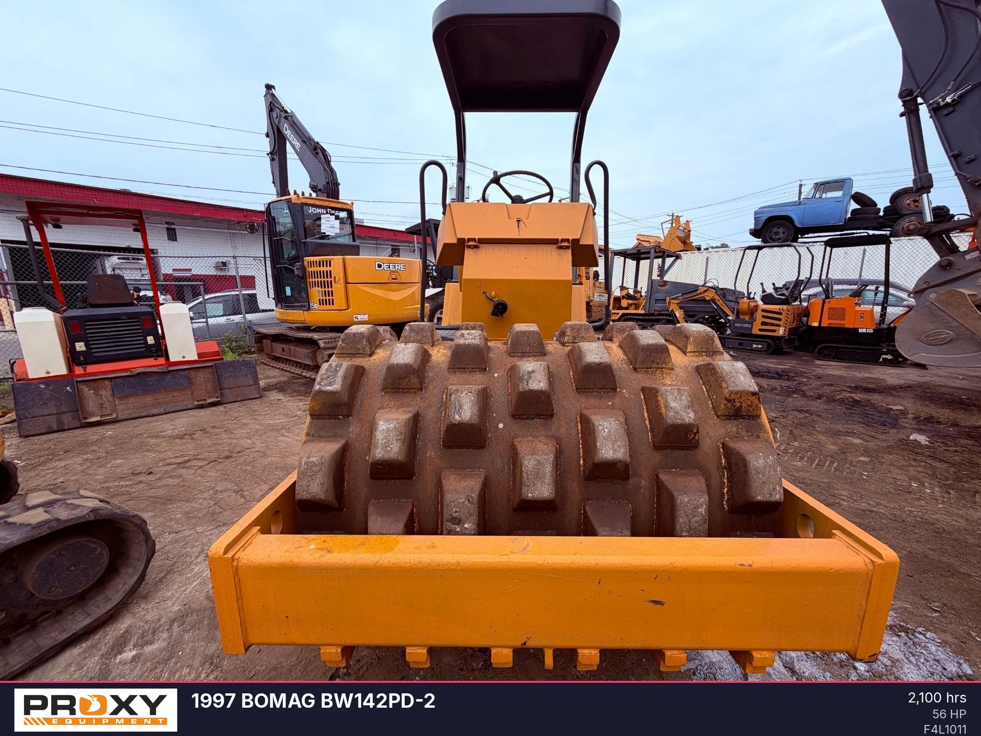 Used 1997 BOMAG BW142PD-2 Single Drum Rollers New Jersey US | Proxy Equipment #1426101
