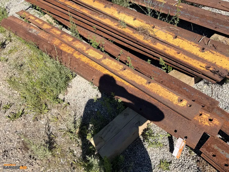 Used (5) 12' SCRAPER BLADE INSERTS / CUTTING EDGES _UNKNOWN_ Plow Blades Michigan US | Miedema Asset Management Group #1276288