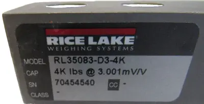 NEW RICE LAKE RL35083-D3-4K LOAD CELL RL35083D34K