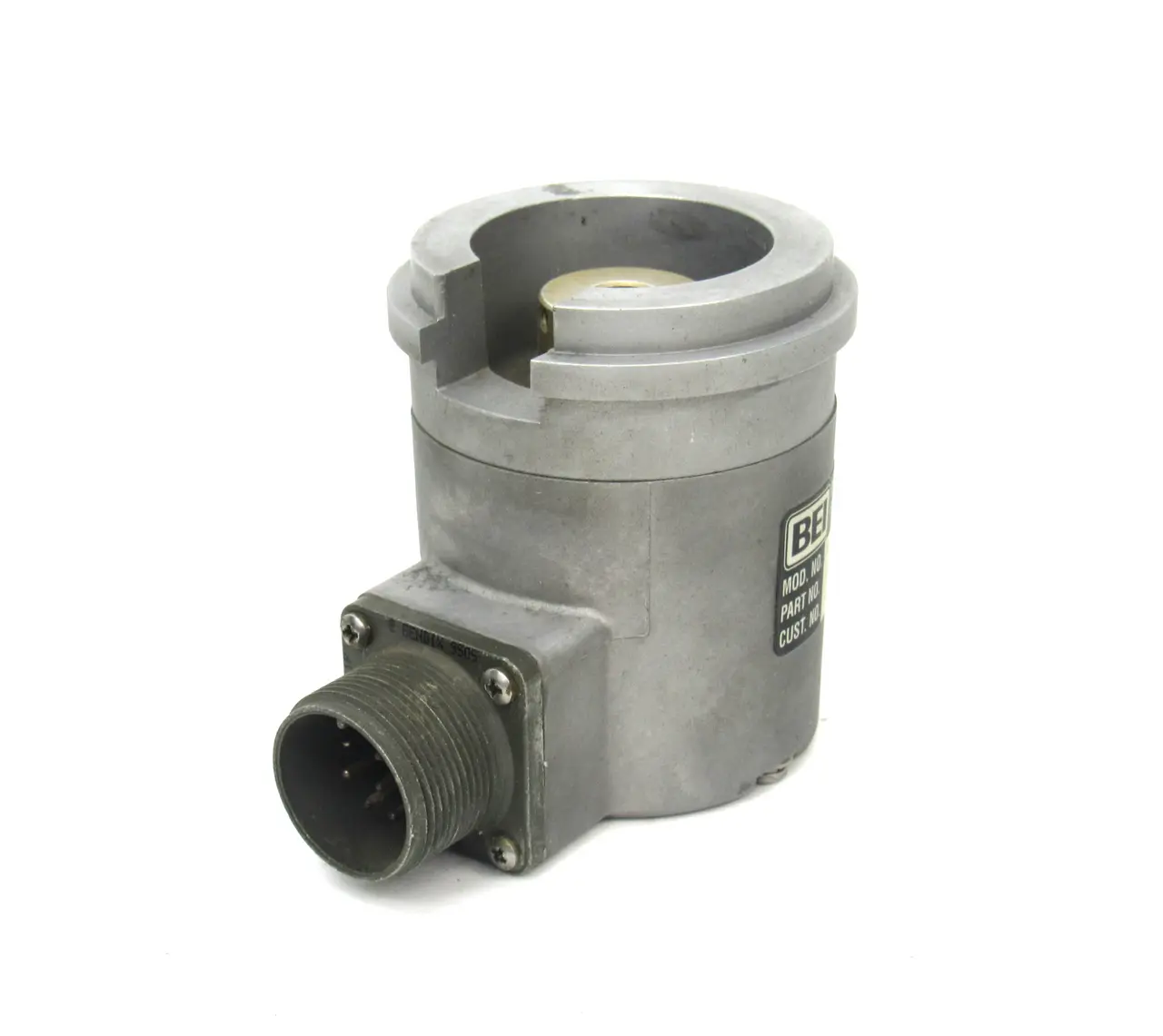 USED BEI INDUSTRIAL ENCODERS E25BF-6R-SB-5000-M2-AMZC-8830-LED-SM18-S
