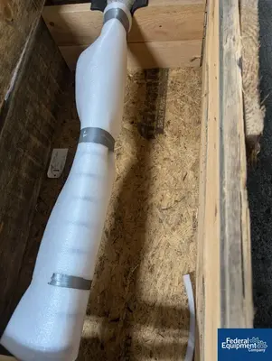 NEW Pfaudler 300 Gal Pfaudler Glass Lined Agitator Shaft