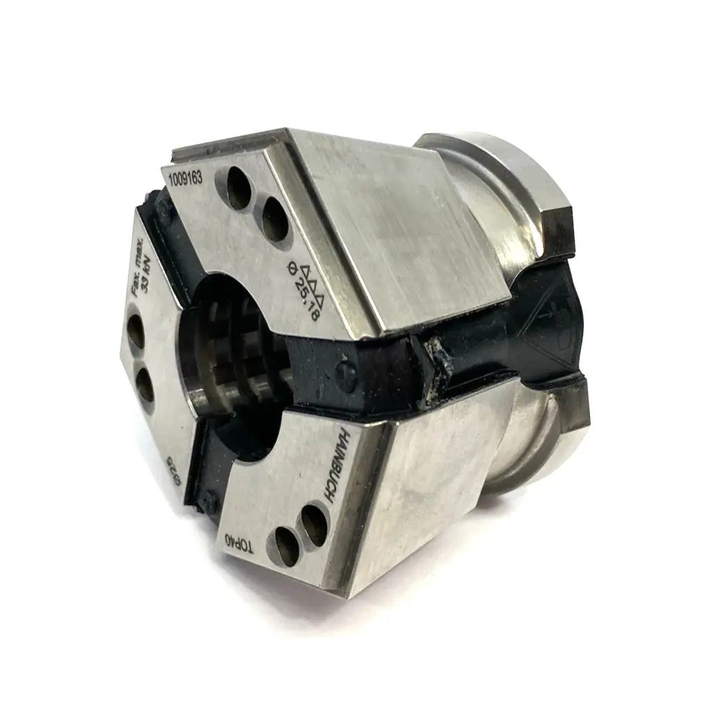 USED HAINBUCH CLAMPING HEAD TOP40 25MM DIA. ROUND PROFILE