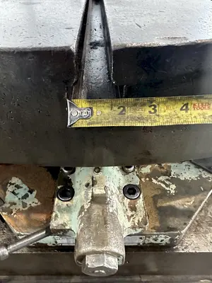 60" LUCAS AIR LIFT ROTARY POSITIONING TABLE. STOCK #0314122
