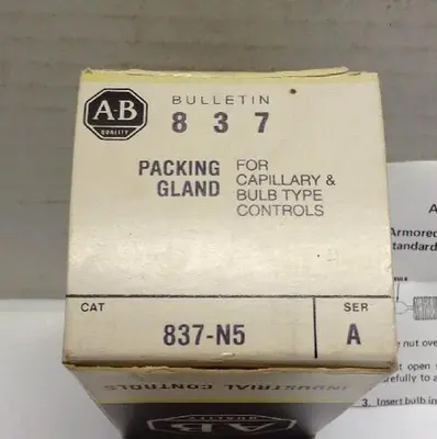 New | in-Stock ALLEN-BRADLEY 837-N5 Pump & Valve Parts | Surplus Asset Holdings #1216206