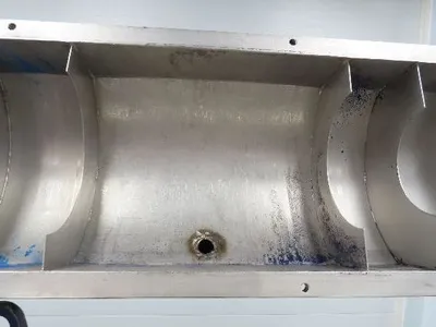 Kubco KHV-5600-VFD Centrifuge 14" Bowl 36" Long 10" Drum Ink Shot Separator