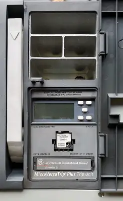 USED GE SSF20B220 STD Break Circuit Breaker, 2000A, 600VAC