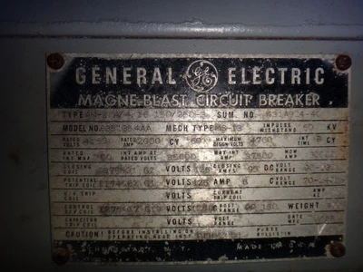 GE 800 AMP Circuit Breaker AKR-5AE-30