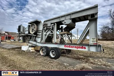 Used 1975 CEDARAPIDS 25 Jaw Crushers Pennsylvania US | Proxy Equipment #1385119