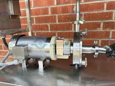 Stainless Steel  CIP Cart w/ Fristam FPX721-140 Centrifugal Pump, 1 HP