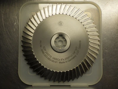 Controx 8" x 1/4" HSSCo Slot Saw 1.25" Arbor 52 Teeth 243715 (LOC3261)
