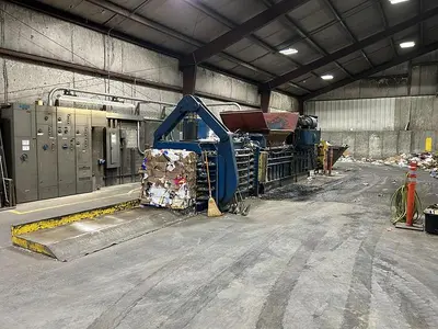USED AMERICAN BALER 8043 12-150F AUTO-TIE BALER