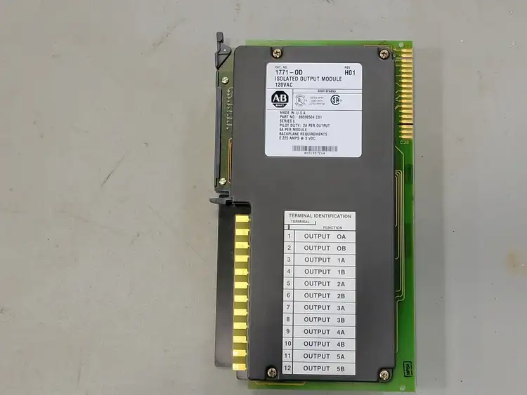 Used ALLEN-BRADLEY 1771-OD Misc Electrical & Power Parts British Columbia CA | Lenmark #253455