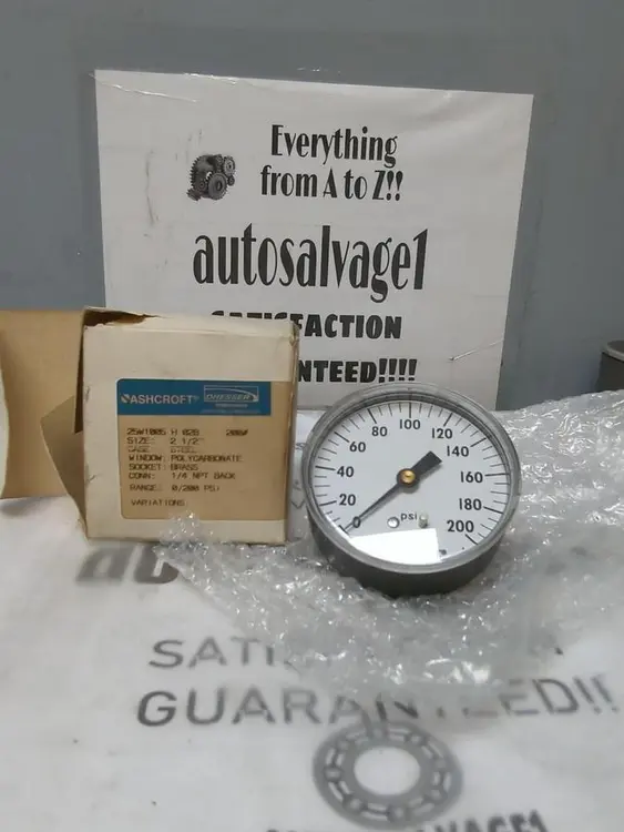 New | in-Stock ASHCROFT 25W1005 H 02B Universal Pressure Meters Ohio US | Surplus Asset Holdings #1226061