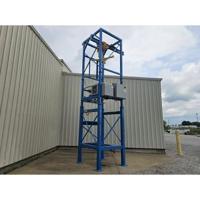 Surplus Material Transfer 4000 LB Bulk Bag Discharger Unloader food grade UNUSED