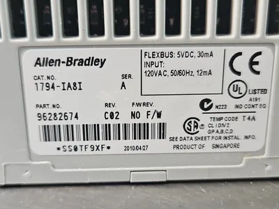 Allen Bradley 1794-IA8I Ser A Flex I/o Output Module loc3C22