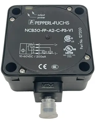 NEW PEPPERL+FUCHS NCB50-FP-A2-C-P3-V1 INDUCTIVE SENSOR 127200