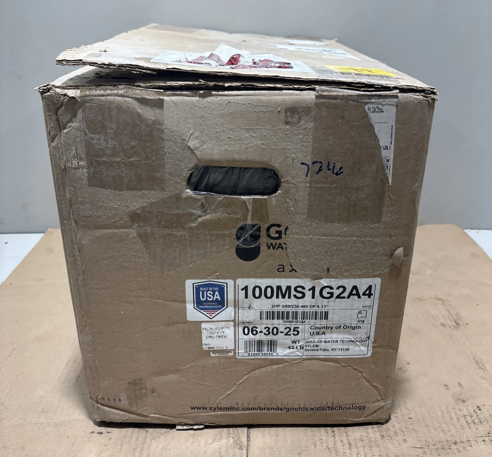 New | in-Stock Goulds 100MS1G2A4 Pumps Indiana US | J&J Industrial Supply #1368432
