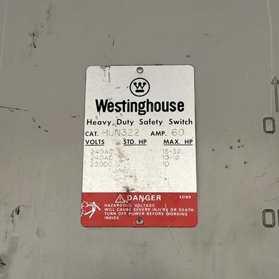 Used Westinghouse HUN322 Misc Industrial Equipment California US | Davliegogo LLC #1710112