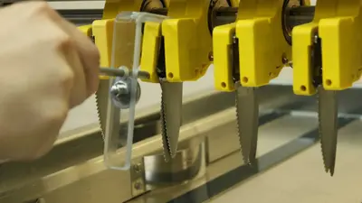 KRUMBEIN | KSSM Vertical In-Pan, Sheet Tray Slicer | Brownie Portioning