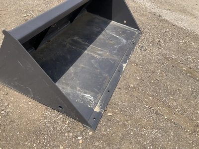 New old stock Paladin 48” high capacity smooth bucket for a mini skid steer, welded on cutting edge,...