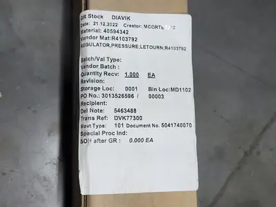 NEW LETOURNEAU R4103792