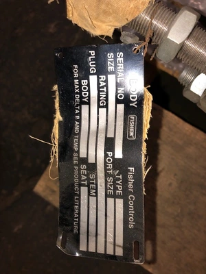 Fisher 2"-1500# HPS Control Valve New Storeroom Spare