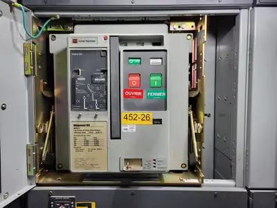 Low Voltage PDC / Switchgear Section, (2) 4000A & (5) 1200A Cutler-Hammer Magnum DS Breakers, 600V 3PH