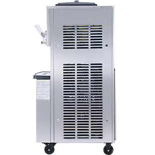 186-0008 Pasmo S970FAP2 Standing 2 Flavor Twist Ice Cream Dispenser Freezer