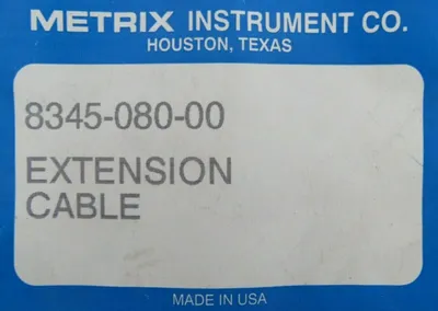 NEW METRIX 8345-080-00 EXTENSION CABLE 834508000